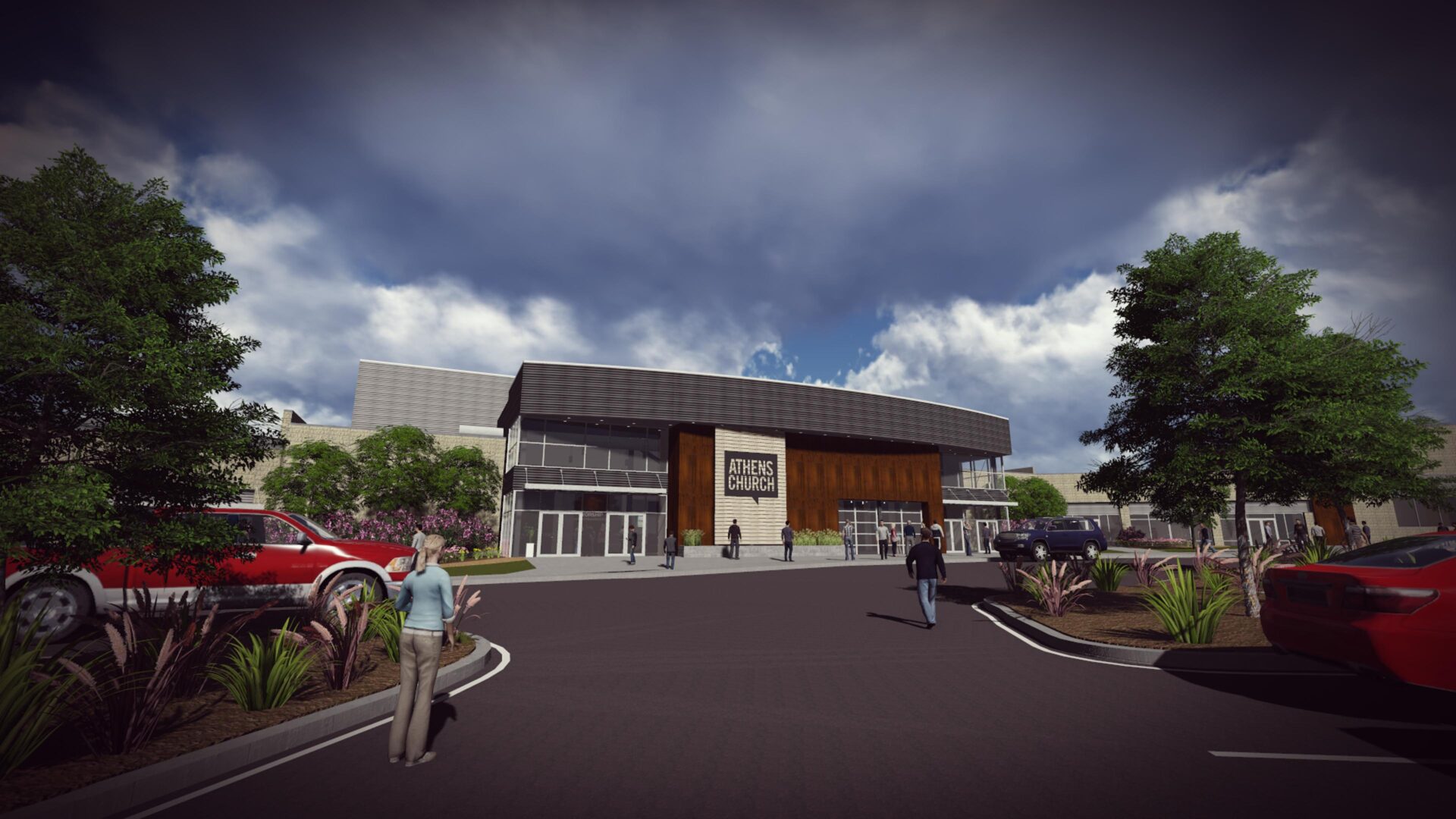 Athens Church - Phase 4 - Exterior Rendering